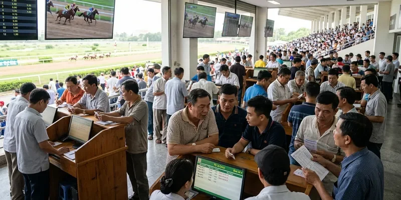 Giao diện sảnh đua ngựa 789Club sống động