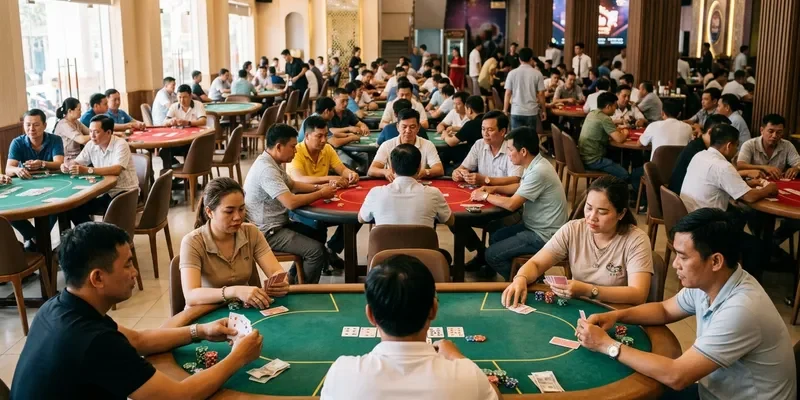 Giao diện sảnh Liêng 789Club nhìn tổng quan